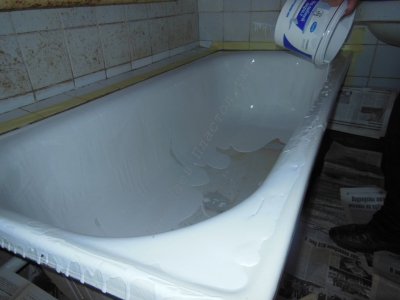Реставрация стальной ванны в Очакове